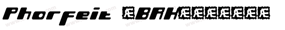 Phorfeit (BRK)字体转换